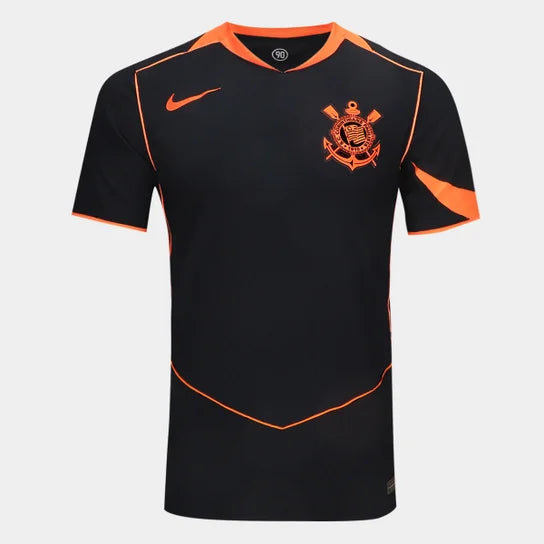 [PRÉ-VENDA] Camisa Nike Corinthians (Total 90) III 2025 - Preta e Laranja - Masculina - Jogador