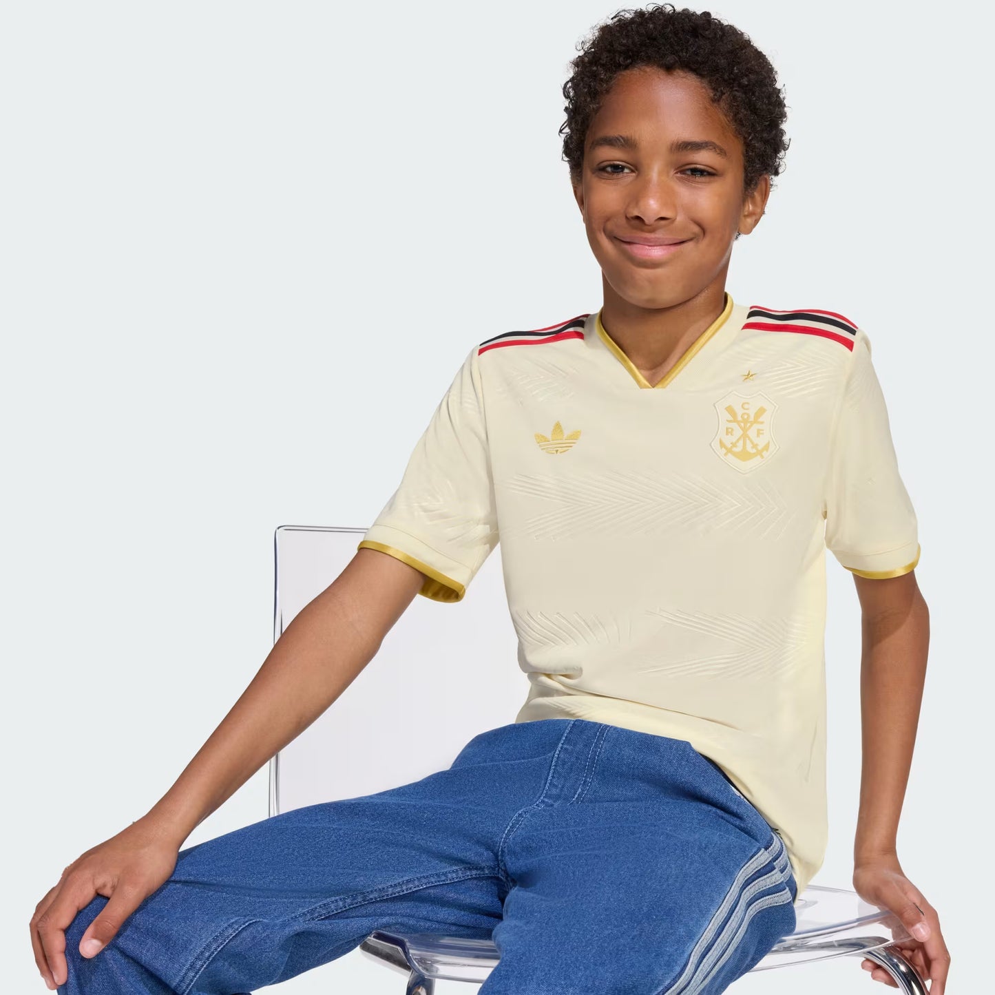 Kit Infantil Flamengo III 25/26 Torcedor Adidas