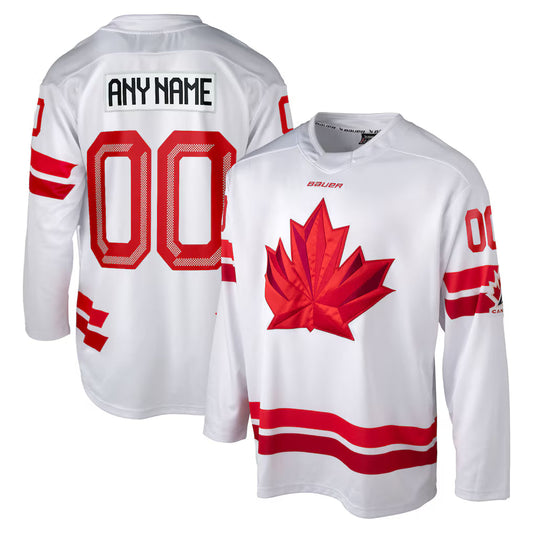 Camisa NHL Canadá Olimpíadas de Inverno 2026 Branca