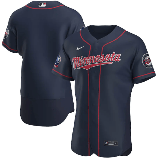 Camisa MLB Minnesota Twins Azul Authentic
