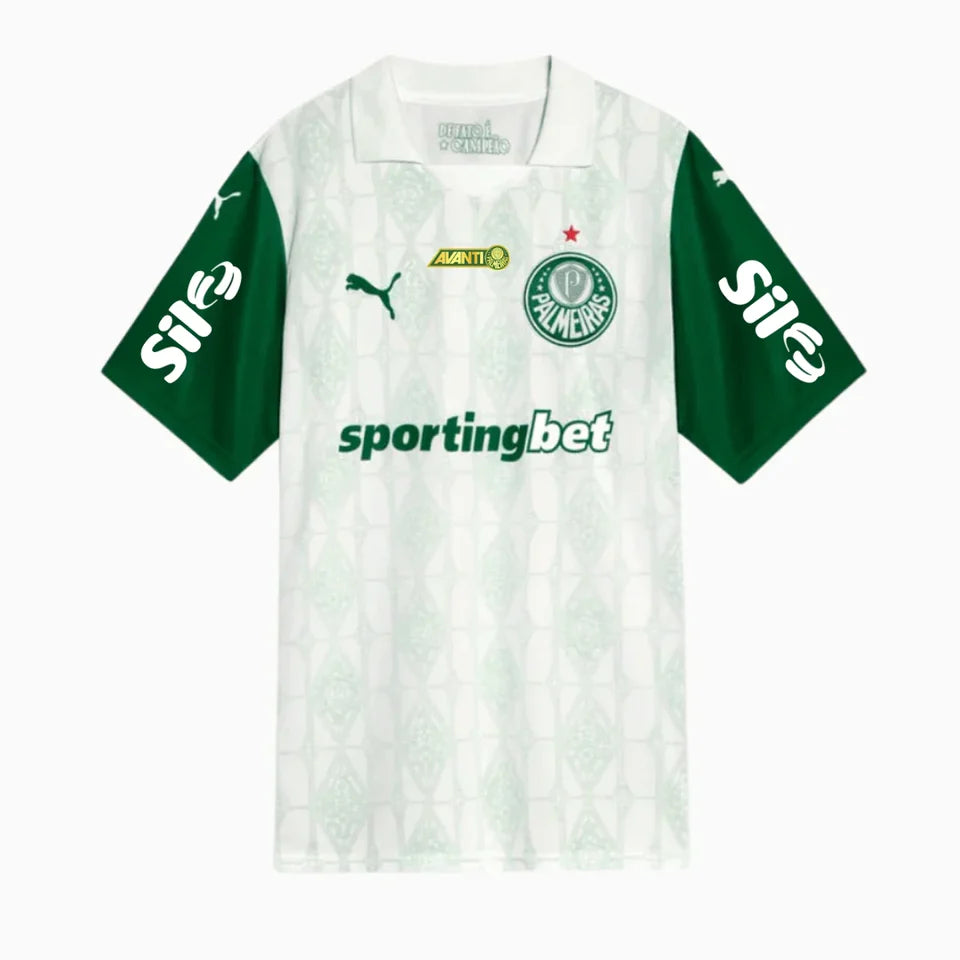 Camisa Puma Palmeiras 2025/26 II Com Patrocínios (Mundial)