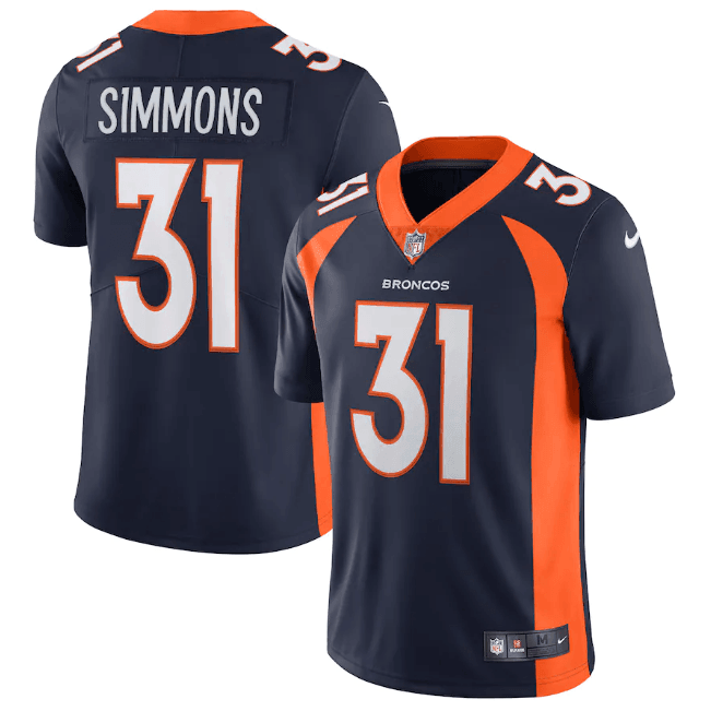 Camisa NFL Denver Broncos Vapor Limited Jersey Azul