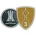 Kit 2 Patches Libertadores 3 Troféus