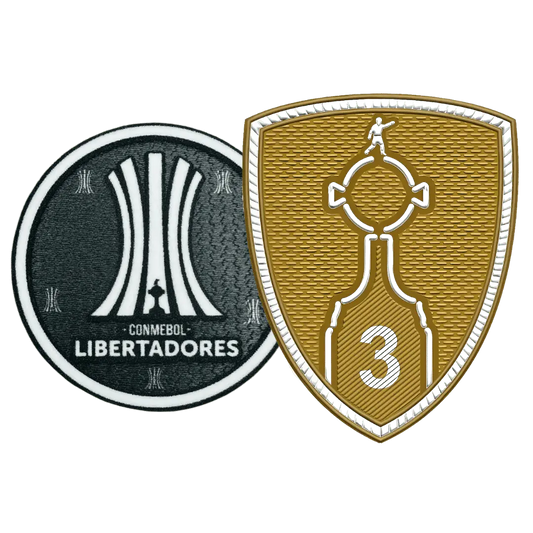 Kit 2 Patches Libertadores 3 Troféus