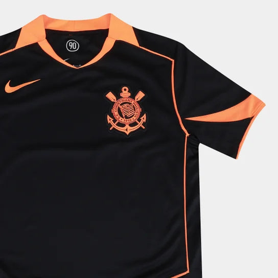 [PRÉ-VENDA] Camisa Nike Corinthians (Total 90) III 2025 - Preta e Laranja - Masculina - Torcedor