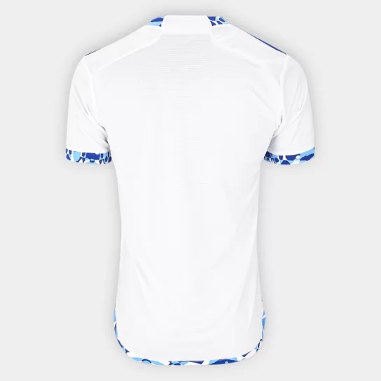 CAMISA CRUZEIRO II 24/25 S/N° TORCEDOR ADIDAS MASCULINA - BRANCO+AZUL