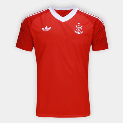 Camisa Flamengo III 2025/26 Goleiro Adidas Masculina - Vermelho