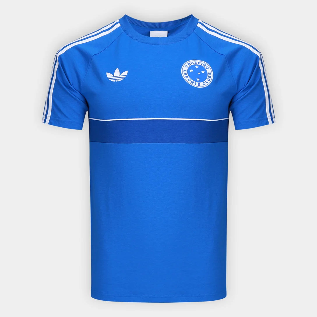 Camiseta Cruzeiro Adidas Originals Masculina - Azul
