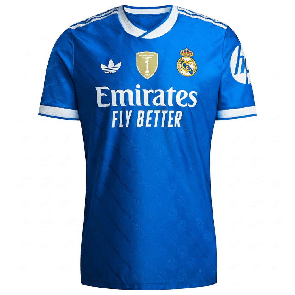 Camisa Real Madrid Away 2025/26 Patch FIFA Intercontinental Champions
