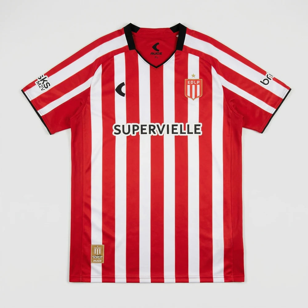 Camisa Estudiantes I 2026 Torcedor - Vermelho+Branco