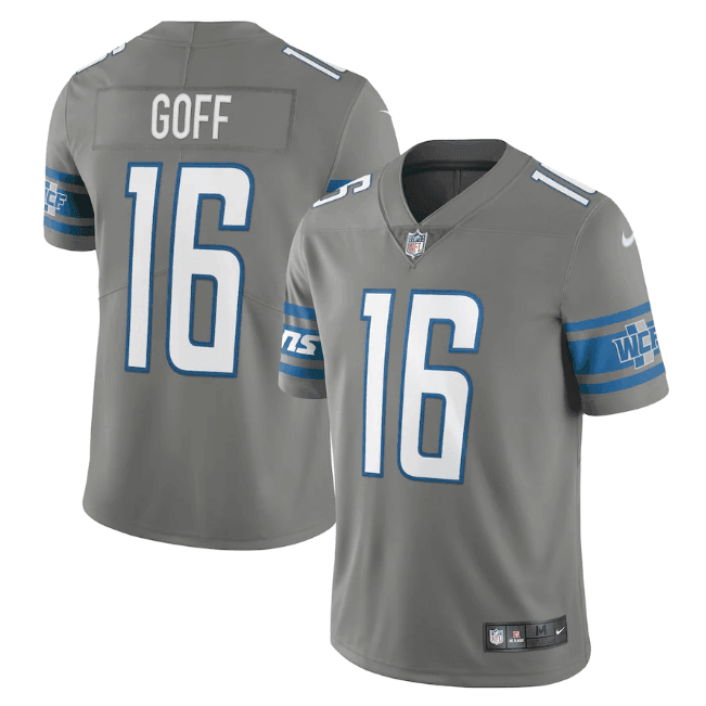 Camisa NFL Detroit Lions Vapor Limited Jersey Cinza