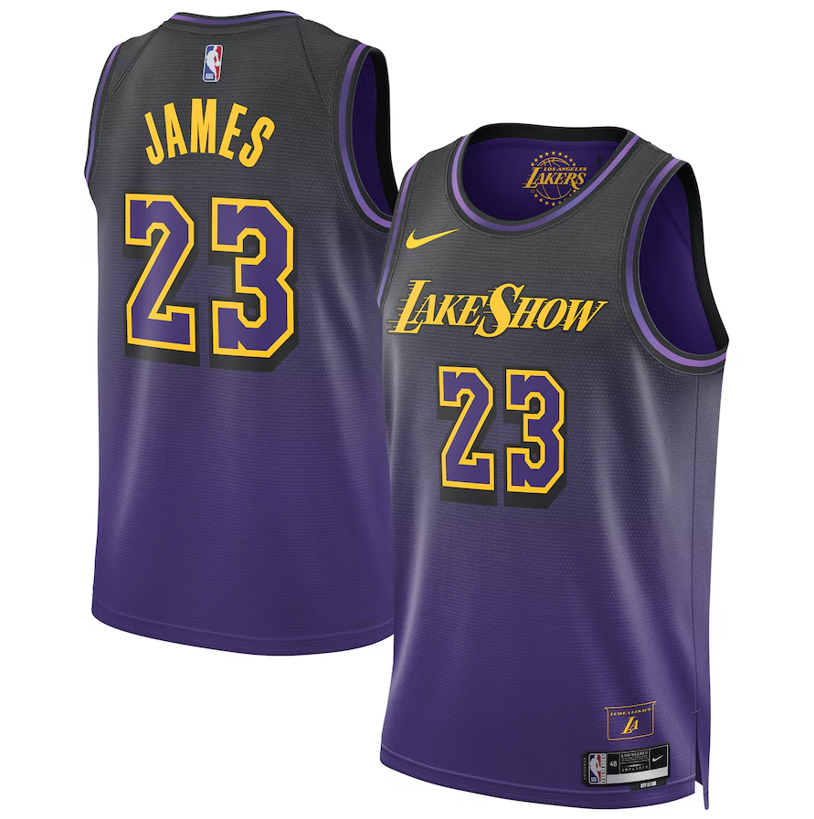 Regata NBA Los Angeles Lakers City Edition 24/25 Masculina