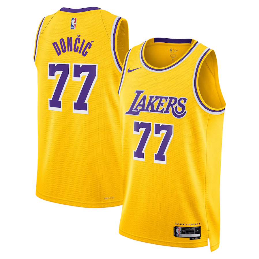 Regata NBA Los Angeles Lakers Icon Edition Luka Dončić Masculina