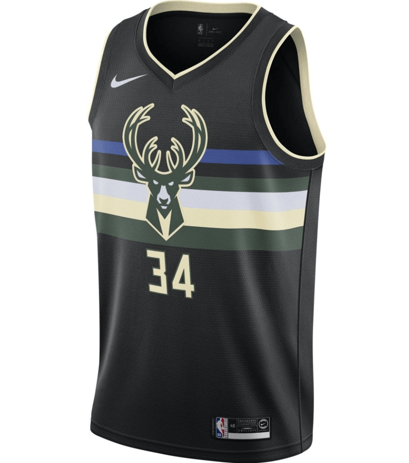 Regata NBA Milwaukee Bucks Statement Edition 20/21 Masculina