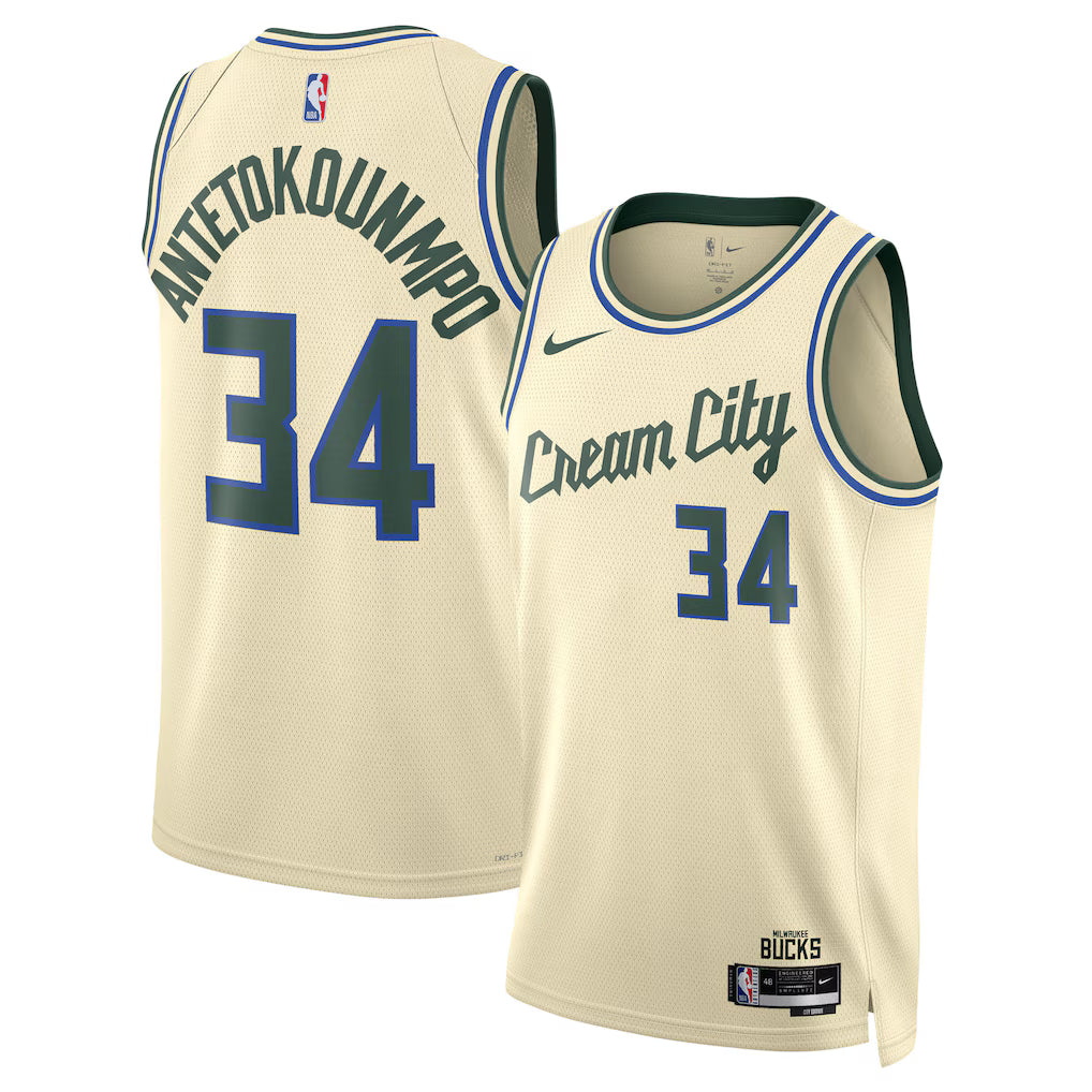 Regata NBA Milwaukee Bucks City Edition 25/26 Masculina