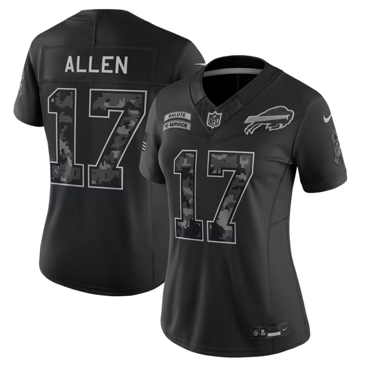 Camisa NFL Women's Buffalo Bills Vapor F.U.S.E. Limited Jersey Salute To Service 2026