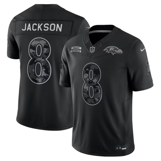 Camisa NFL Baltimore Ravens Vapor F.U.S.E. Limited Jersey Salute To Service 2026