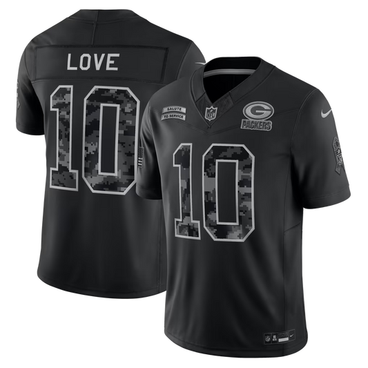 Camisa NFL Green Bay Packer Vapor F.U.S.E. Limited Jersey Salute To Service 2026