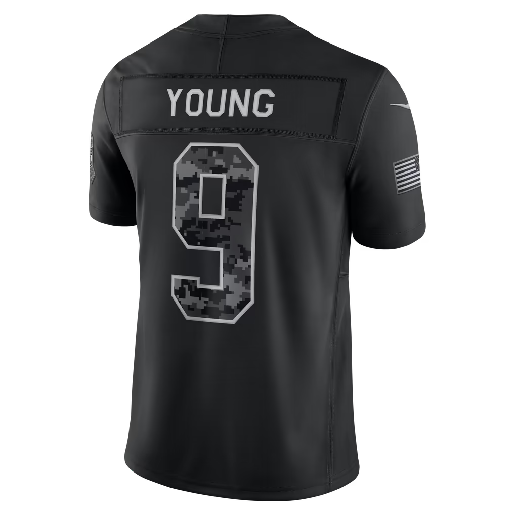 Camisa NFL Carolina Panthers Vapor F.U.S.E. Limited Jersey Salute To Service 2026