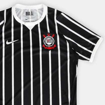 Camisa Corinthians II 2026/27 s/n Torcedor Nike Masculina - Branco+Preto