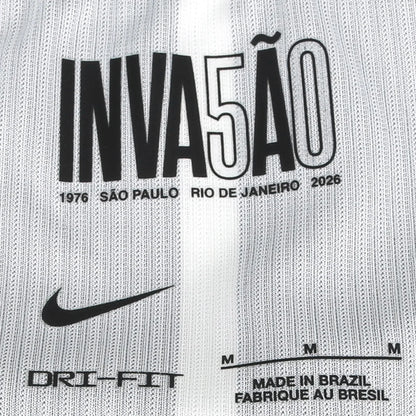 Camisa Corinthians I 2026/27 s/n Torcedor Nike Masculina - Branco