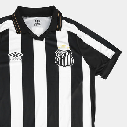 Camisa Santos II 2026/27 Torcedor Umbro Masculina - Branco+Preto