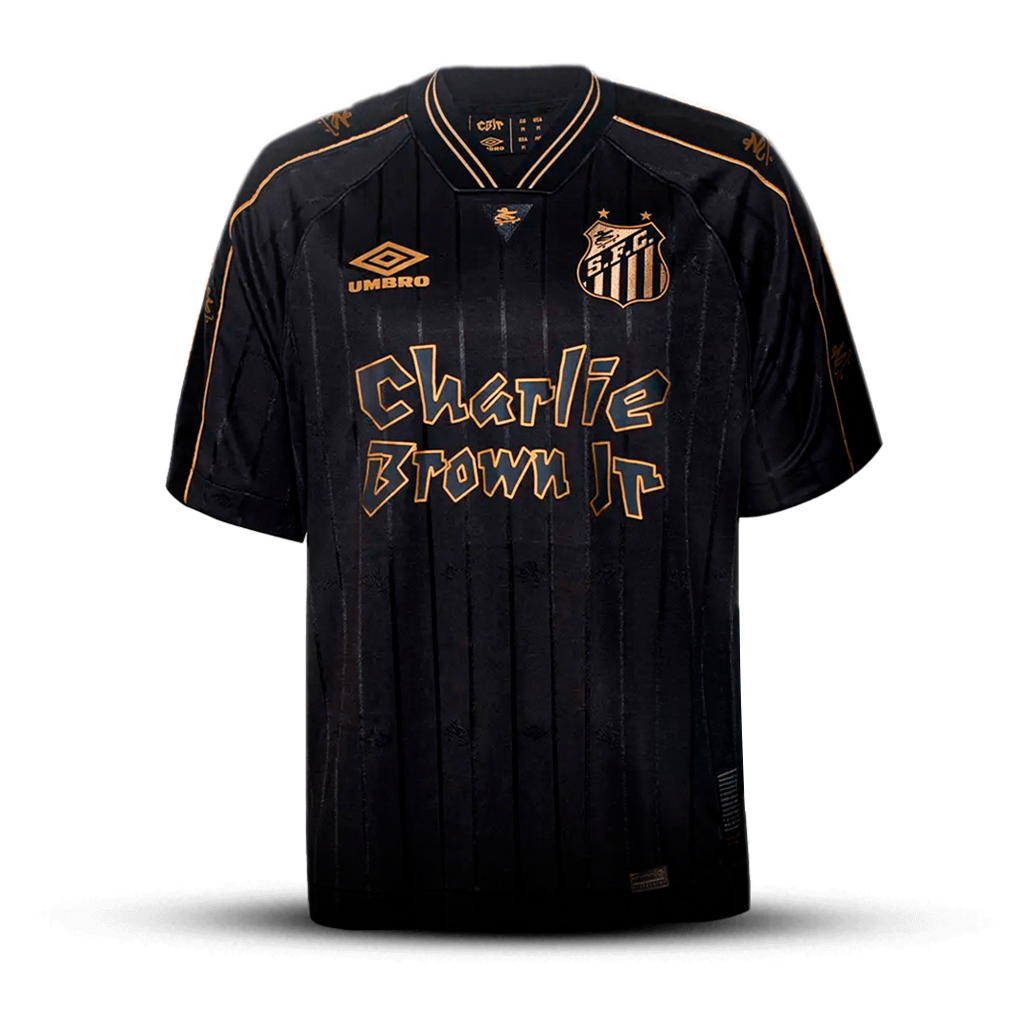 Camisa do Santos 24/25 Charlie Brown Jr. (Neymar JR 10 Incluso)