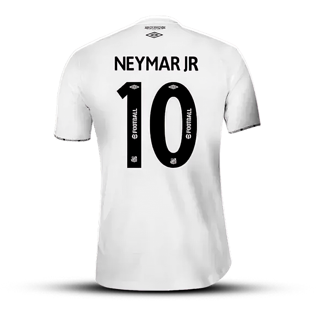 Camisa do Santos 24/25 Branca (Neymar JR 10 Incluso)