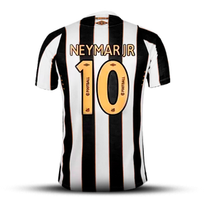 Camisa do Santos 24/25 Preta e Branca (Neymar JR 10 Incluso)