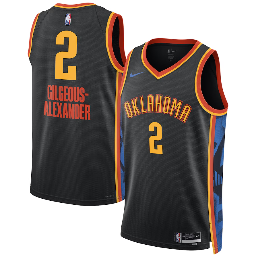 Regata NBA Oklahoma City Thunder City Edition 24/25 Masculina
