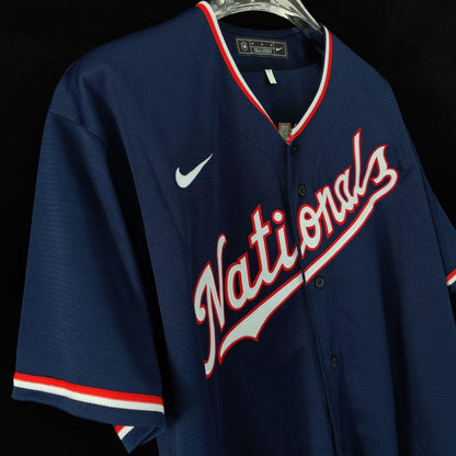 Camisa MLB Washington Nationals Azul Torcedor
