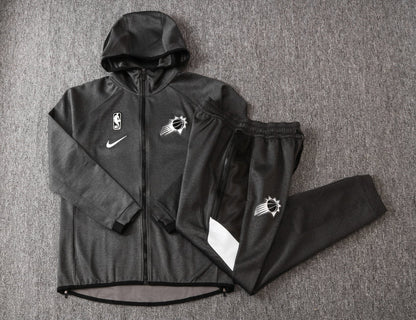 Conjunto Nike NBA Therma Flex Phoenix Suns Preto Treino