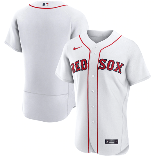 Camisa MLB Boston Red Sox Branca Authentic
