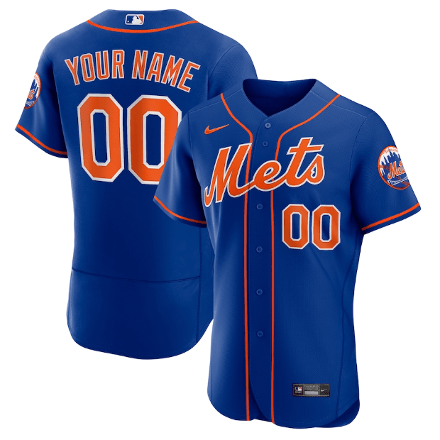 Camisa MLB New York Mets Azul Authentic