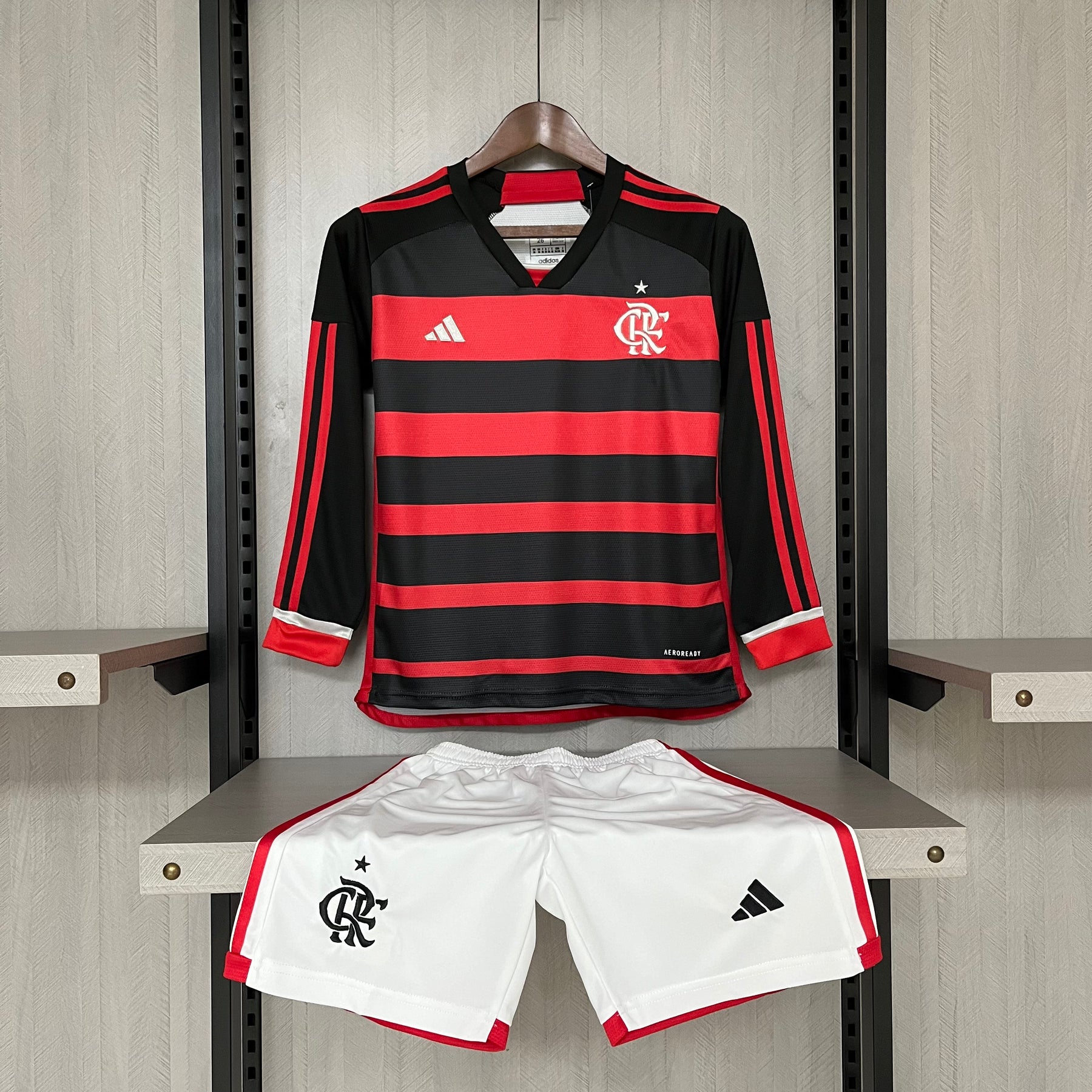 Kit Infantil  Flamengo II 24/25 s/n° Torcedor Adidas