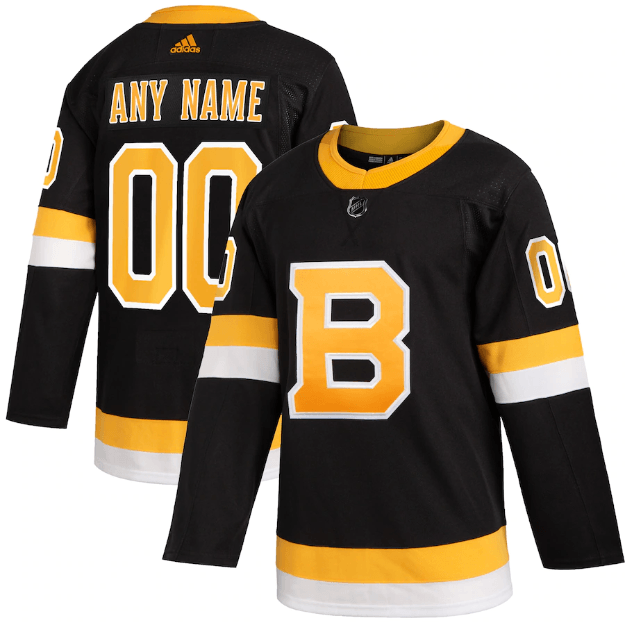 Camisa NHL Boston Bruins Jersey Preta Alternativa
