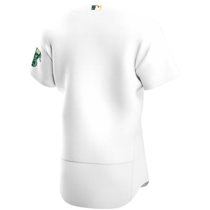 Camisa MLB Oakland Athletics Jersey Branca Authentic