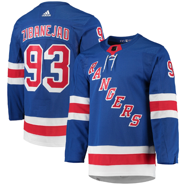 Camisa NHL New York Rangers Jersey Azul