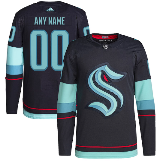 Camisa NHL Seattle Kraken Jersey Azul