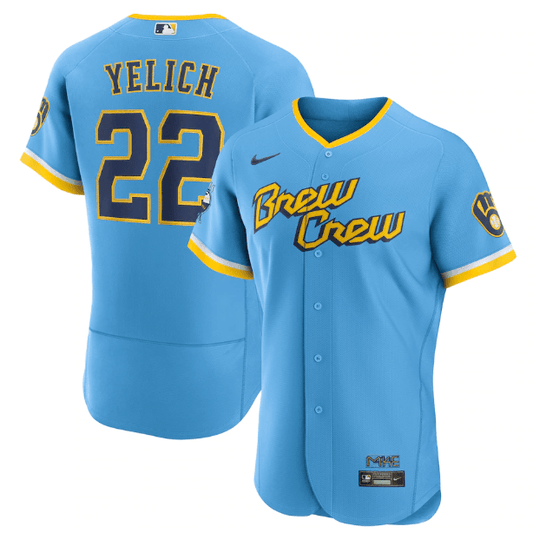 Camisa MLB Milwaukee Brewers City Connect Authentic