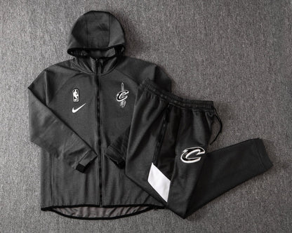 Conjunto Nike NBA Therma Flex Cleveland Cavaliers Preto Treino