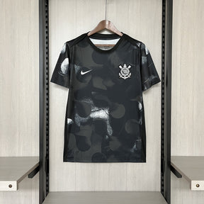 Camisa Nike Corinthians Pré-Jogo 25/26 Masculina - Preto