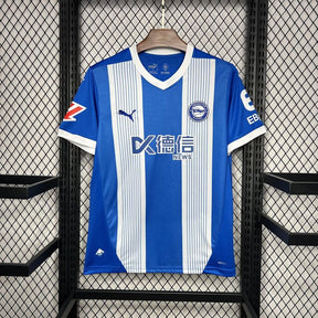 Camisa do Alavés I 24/25 Branca e azul