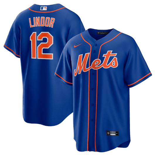Camisa MLB New York Mets Azul Torcedor