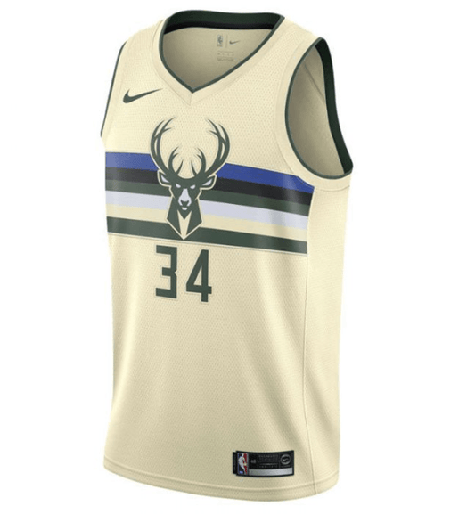 Regata NBA Milwaukee Bucks City Edition 17/18 Masculina