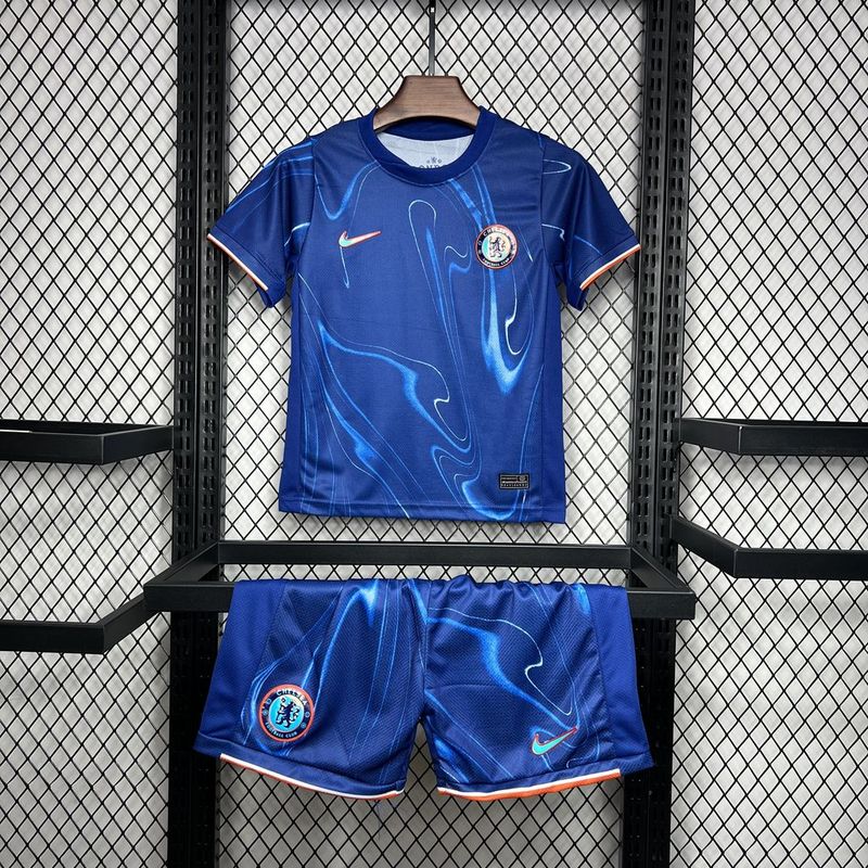 Conjunto Infantil Chelsea Away 24/25 - Azul