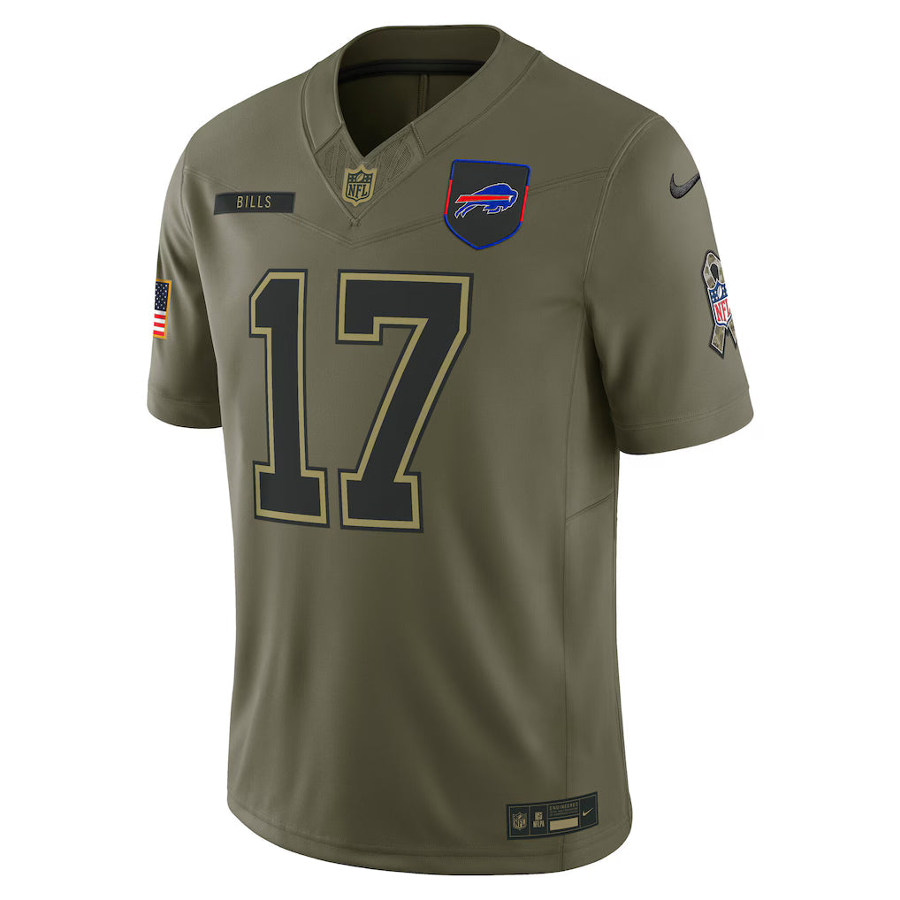 Camisa NFL Buffalo Bills Vapor F.U.S.E. Limited Jersey Salute To Service 2025