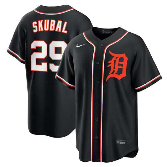 Camisa MLB Detroit Tigers Black Out Torcedor
