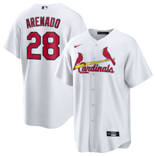 Camisa MLB Saint Louis Cardinals Branca Torcedor