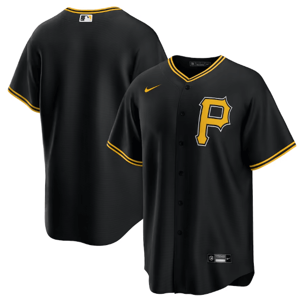 Camisa MLB Pittsburgh Pirates Preta Torcedor